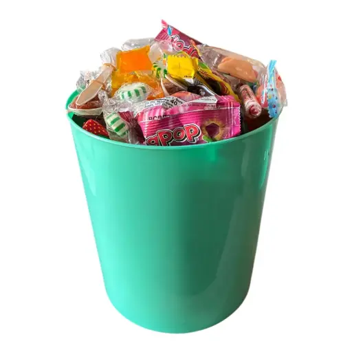 Candy Variety Trash Can 